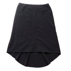 Black Grace Elements Gothic Punk Hi Lo Flare Skirt Size 6